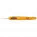 Clover Soft Touch Steel Crochet Hook 0.75MM