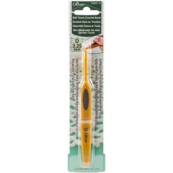 Clover Soft Touch Crochet Hook 3.25MM