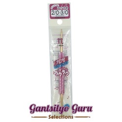 Hamanaka Aluminum Crochet Hook 2/0 - 3/0 (2MM and 2.3MM)