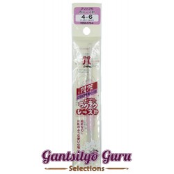 Hamanaka Steel Crochet Hook 4 - 6 (1.25MM and 1MM)