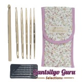 Hamanaka Double-Ended Crochet Hook Set w/ Case