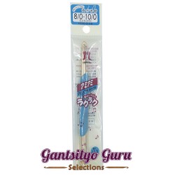 Hamanaka Aluminum Crochet Hook 8/0 - 10/0 (5MM and 6MM)