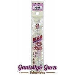 Hamanaka Steel Crochet Hook 4 - 6 (1.25MM and 1MM)
