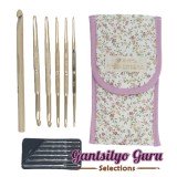 Hamanaka Double-Ended Crochet Hook Set w/ Case