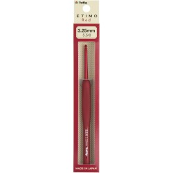 Tulip Etimo Red Crochet Hook 3.25MM