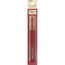 Tulip Etimo Red Crochet Hook 3.25MM