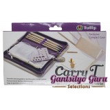 Tulip Carry T Interchangeable Bamboo Tunisian Hook Set