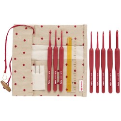 Tulip Etimo Red Crochet Hook Set