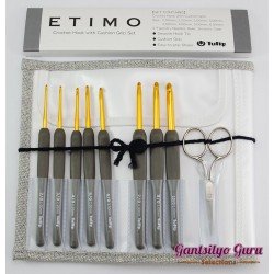 Tulip Etimo 8-Pc. Aluminum Crochet Hook Set (Japan Set)