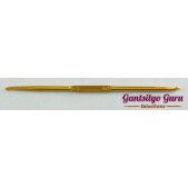 Double-Ended Aluminum Crochet Hook 3/0 - 4/0
