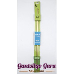 Pony Colored Aluminum Double Ended Tunisian Crochet Hook 5MM (30CM)
