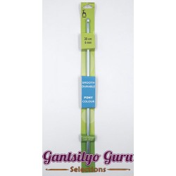 Pony Colored Aluminum Double Ended Tunisian Crochet Hook 6MM (30CM)