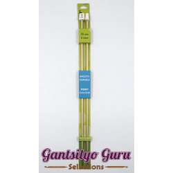 Pony Colored Aluminum Knobbed Knitting Needles 5MM (35CM)