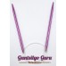 Pony Colored Aluminum Circular Knitting Needles 4MM (40CM)