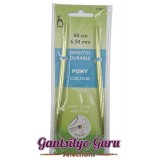 Pony Colored Aluminum Circular Knitting Needles 6.5MM (60CM)