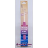 Pony Easy Grip Flat Steel Crochet Hook 1.00MM