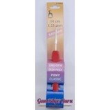 Pony Easy Grip Flat Steel Crochet Hook 1.25MM