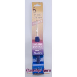 Pony Easy Grip Flat Steel Crochet Hook 1.75MM