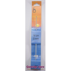 Pony Inline Crochet Hook 2.0MM