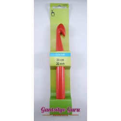 Pony Plastic Crochet Hook 20.0MM