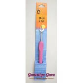 Pony Easy Grip Flat Crochet Hook 2.0MM