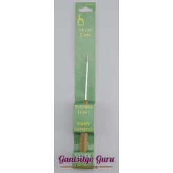 Pony Bamboo Handle Crochet Hook 2.0MM
