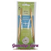 Pony Colored Aluminum Circular Knitting Needles 7MM (60CM)
