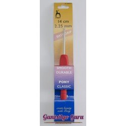 Pony Easy Grip Flat Crochet Hook 2.25MM