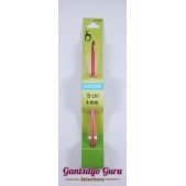 Pony Colored Aluminum Crochet Hook 4.0MM