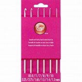 Boye 6-Pc. Steel Crochet Hook Set