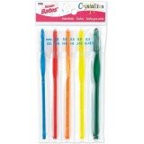 Susan Bates Crystalites Acrylic 5-Pc. Crochet Hook Set