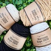 Dapper Dreamer Macrame Rope 5MM Set of 4 Assorted