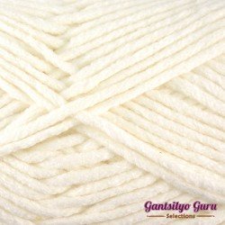 Gantsilyo Guru Milk Cotton Medium White