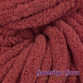 Jumbo Chenille Rose Red