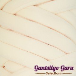 Velvet Jumbo Tube Pastel Yellow