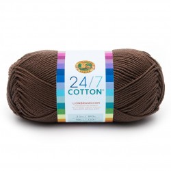 Lion Brand 24/7 Cotton Cafe Au Lait