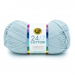 Lion Brand 24/7 Cotton Cool Grey
