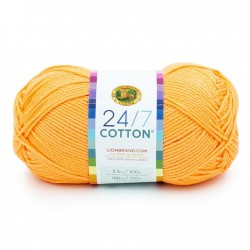 Lion Brand 24/7 Cotton Creamsicle
