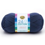 Lion Brand 24/7 Cotton Navy