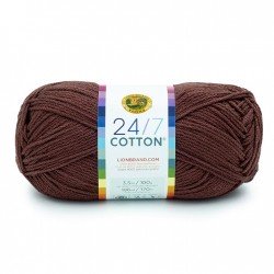 Lion Brand 24/7 Cotton Coffee Beans