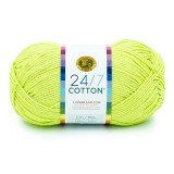 Lion Brand 24/7 Cotton Lime
