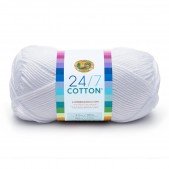 Lion Brand 24/7 Cotton White