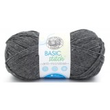 Lion Brand Basic Stitch Anti Microbial Charcoal