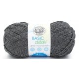 Lion Brand Basic Stitch Anti Microbial Charcoal