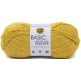 Lion Brand Basic Stitch Anti Pilling Mustard