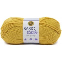 Lion Brand Basic Stitch Anti Pilling Mustard