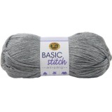 Lion Brand Basic Stitch Anti Pilling Silver Heather