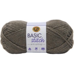 Lion Brand Basic Stitch Anti Pilling Taupe Heather