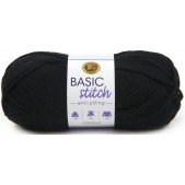 Lion Brand Basic Stitch Anti Pilling Black