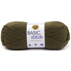 Lion Brand Basic Stitch Anti Pilling Olive